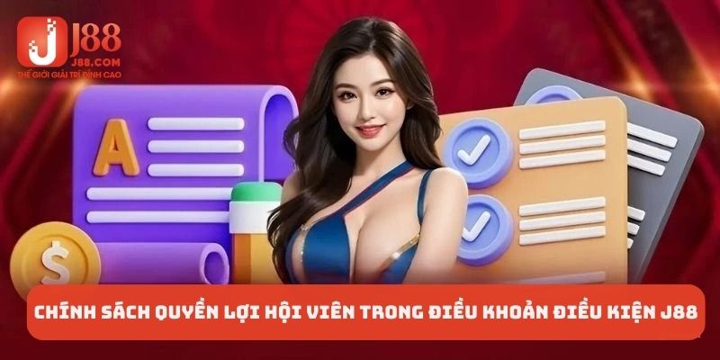 Chính sách quyền lợi hội viên trong điều khoản điều kiện J88